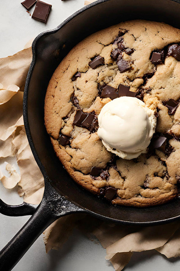 Tahini Chocolate Chunk Skillet Cookie - Heilala Vanilla US