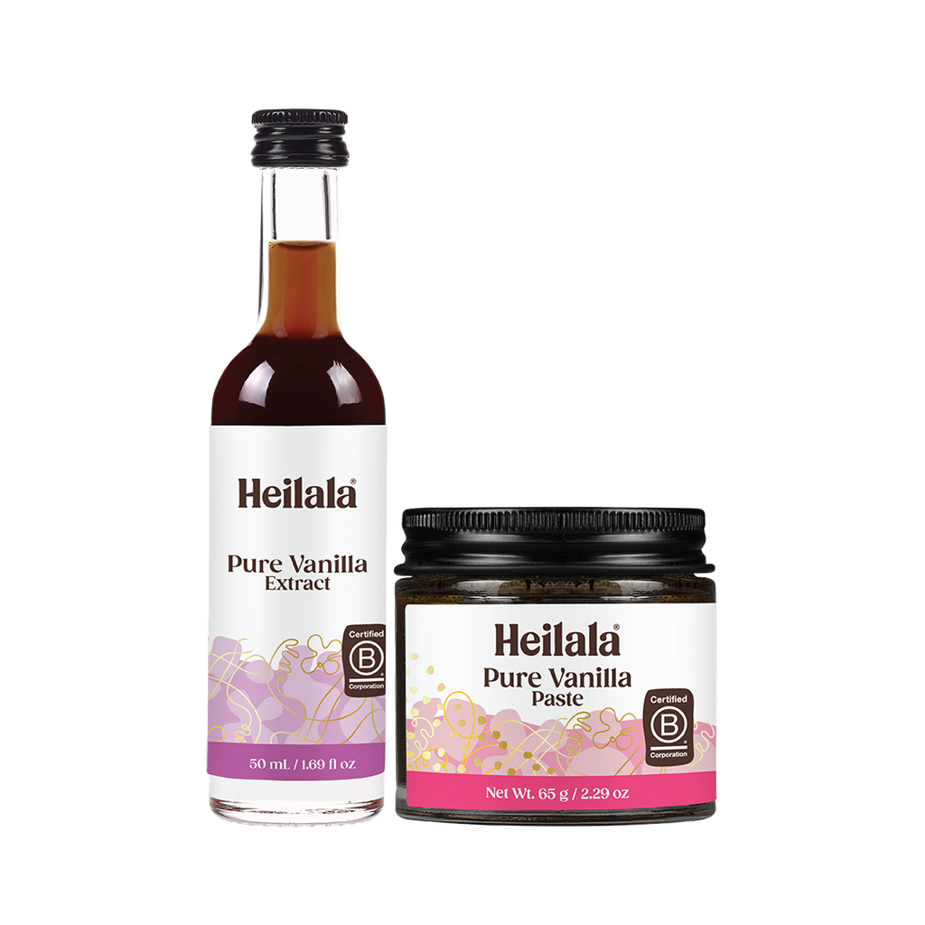 Extract 1.69 fl oz and Paste 2.29 oz (bundle) - Heilala Vanilla US